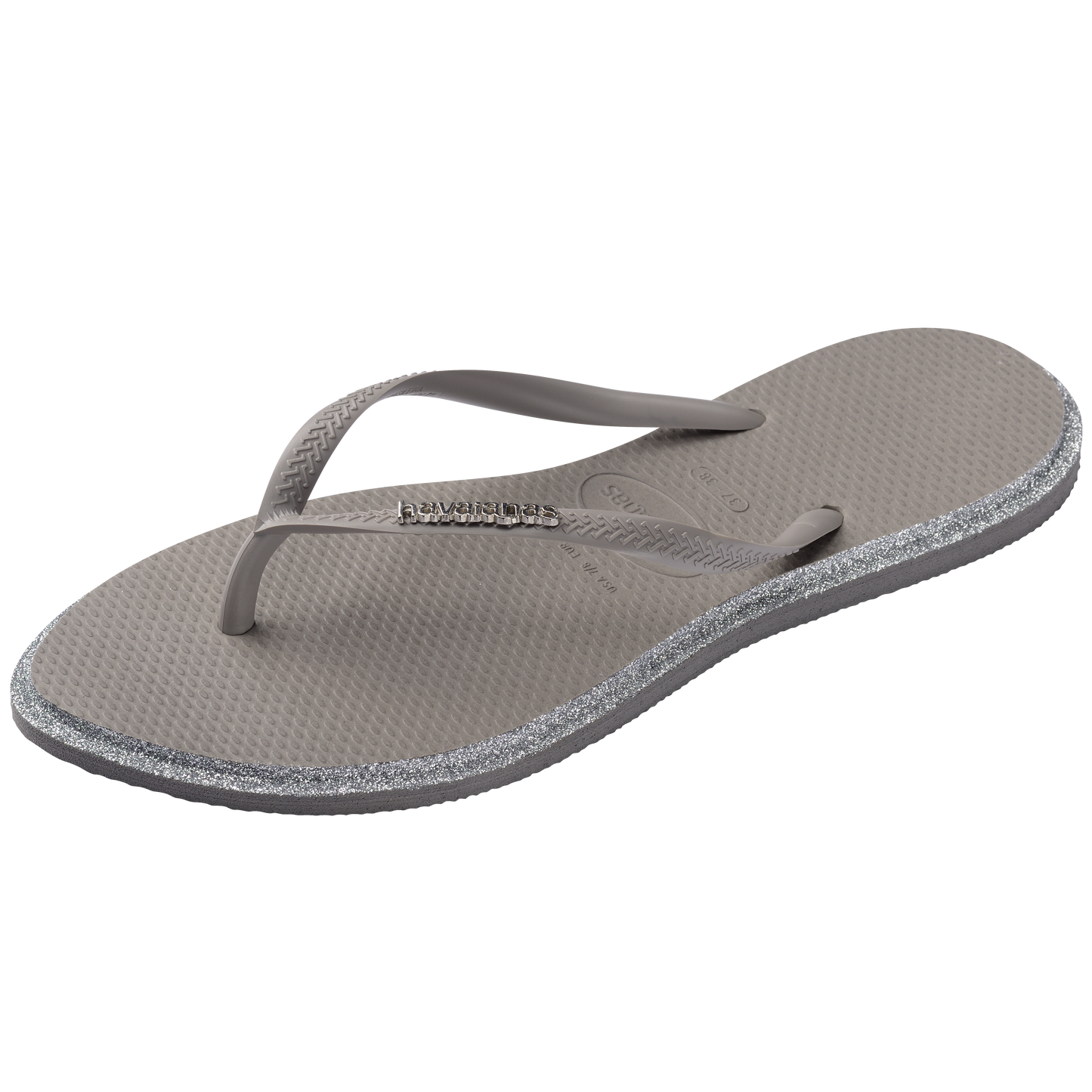 Slim Point Glitter Flip Flops
