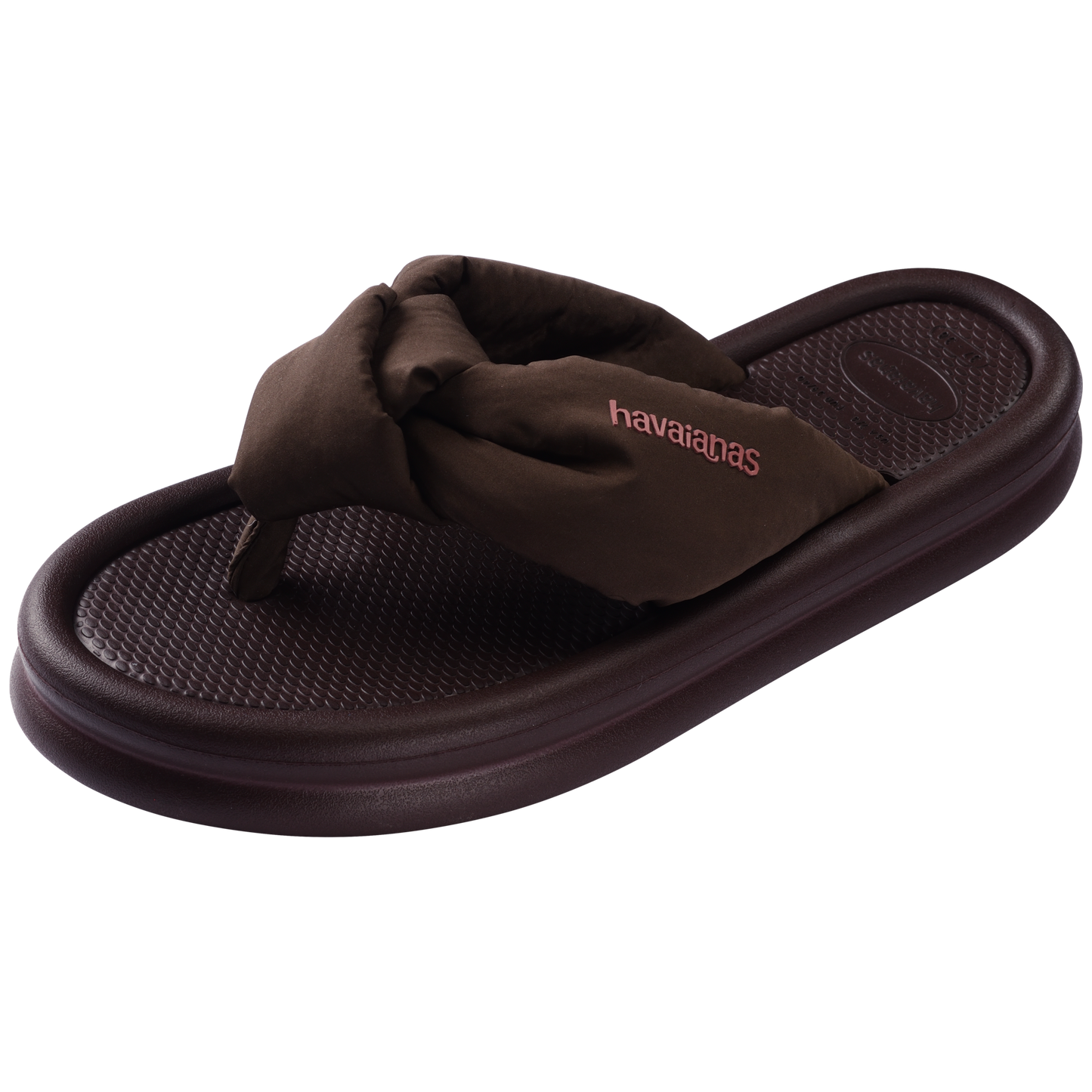 Slim Over Puffed Flip Flops