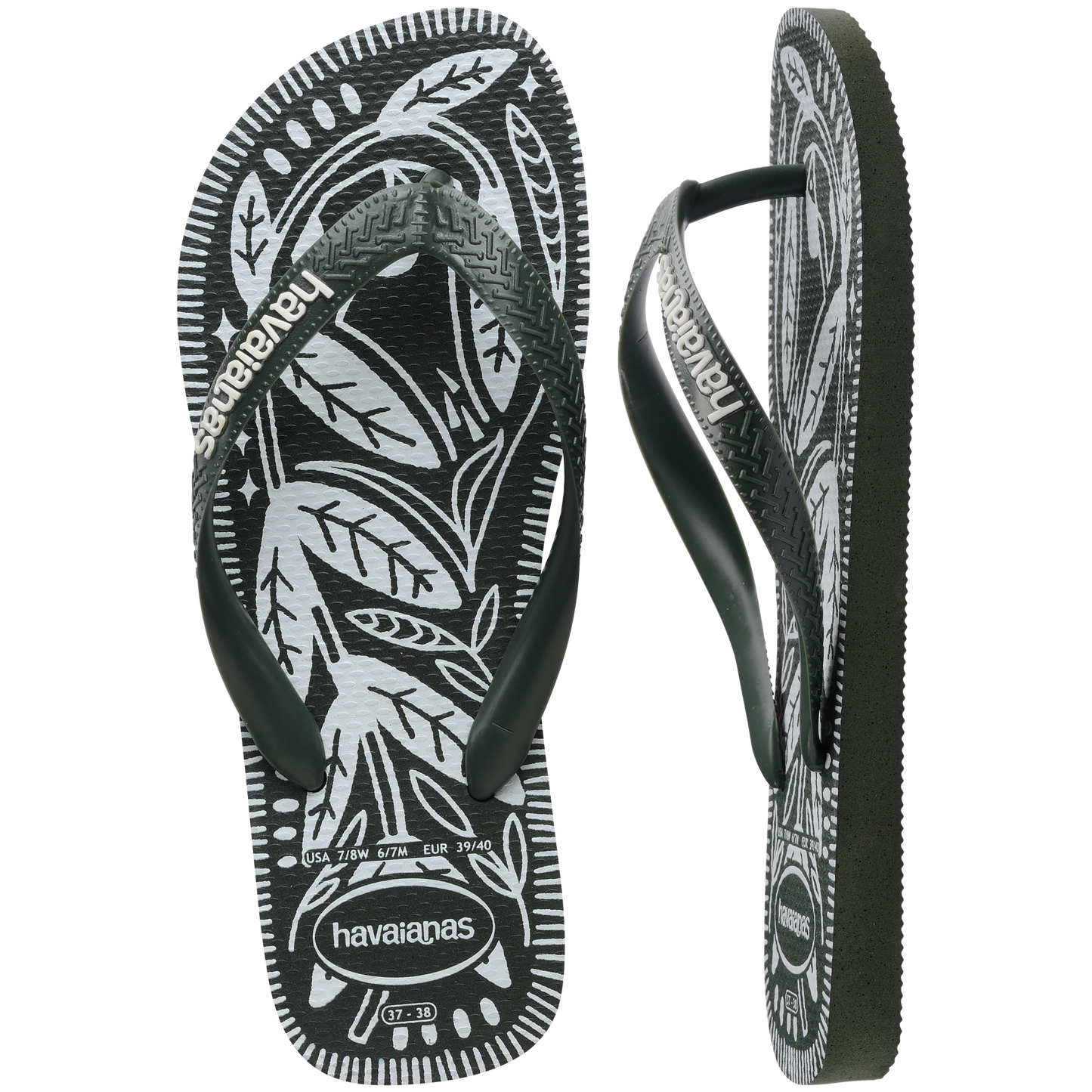 Exuberance Top Jardim Noturno Flip Flops