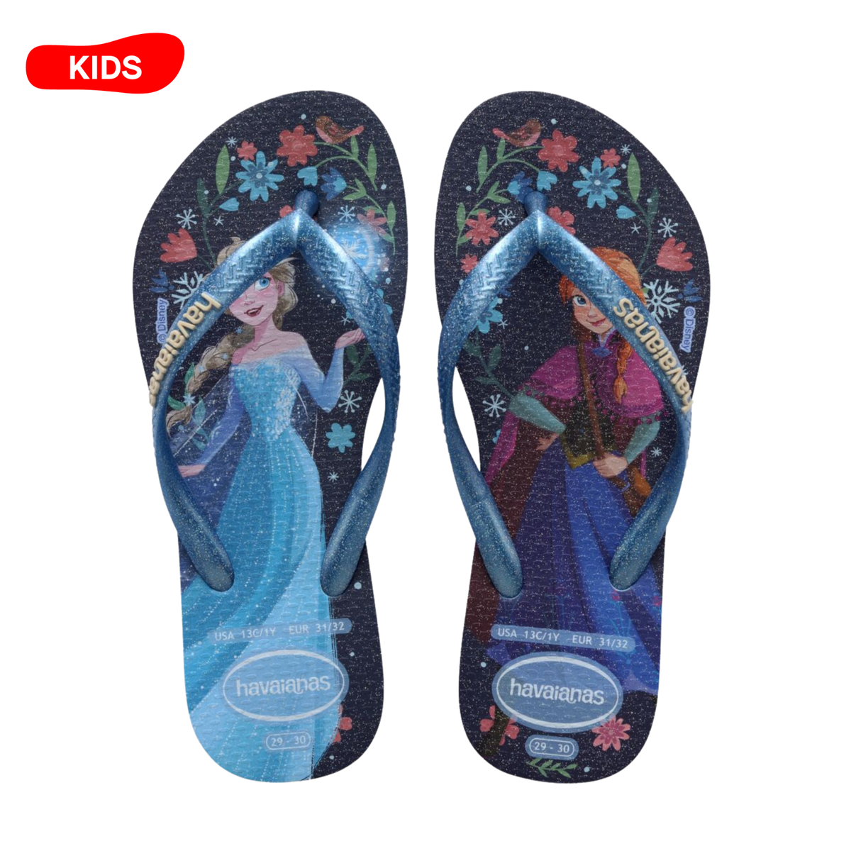 Kids Slim Princess Flip Flops