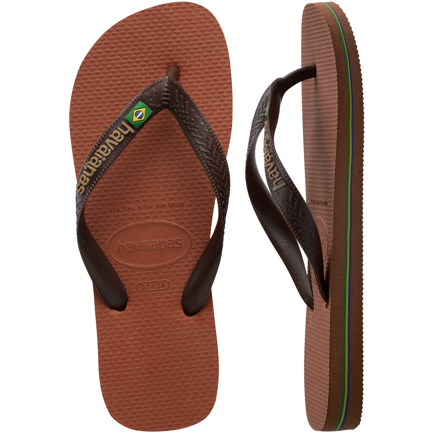 Brasil Logo Flip Flops