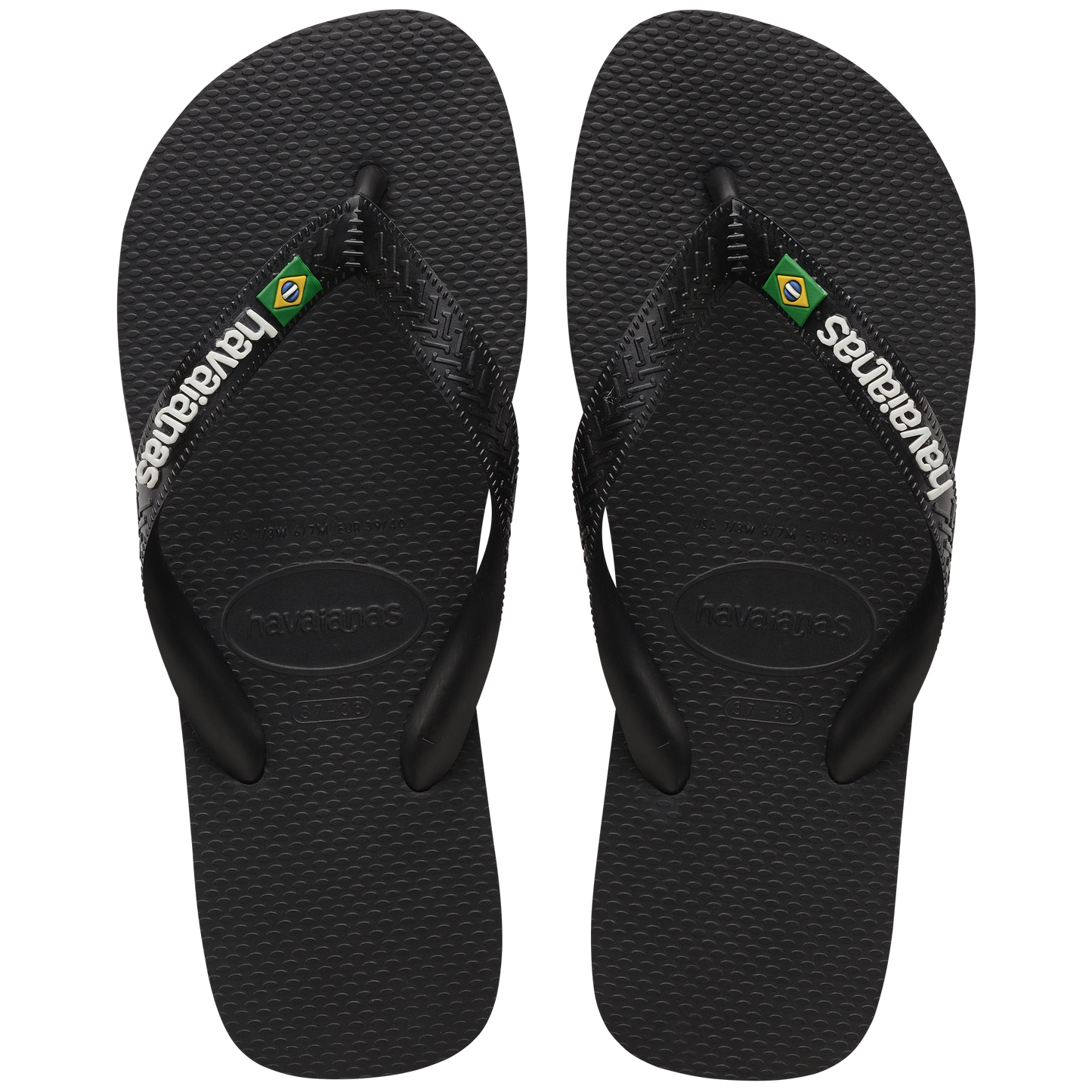 Kids Brasil Logo Flip Flops