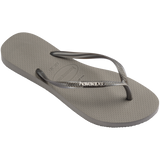 Slim Logo Metallic Flip Flops