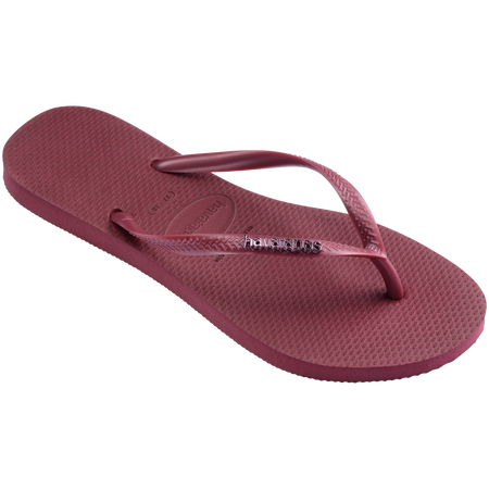 Slim Logo Metallic Flip Flops