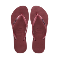 Slim Logo Metallic Flip Flops