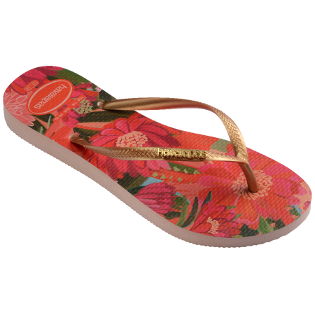 Slim Tropical Flip Flops