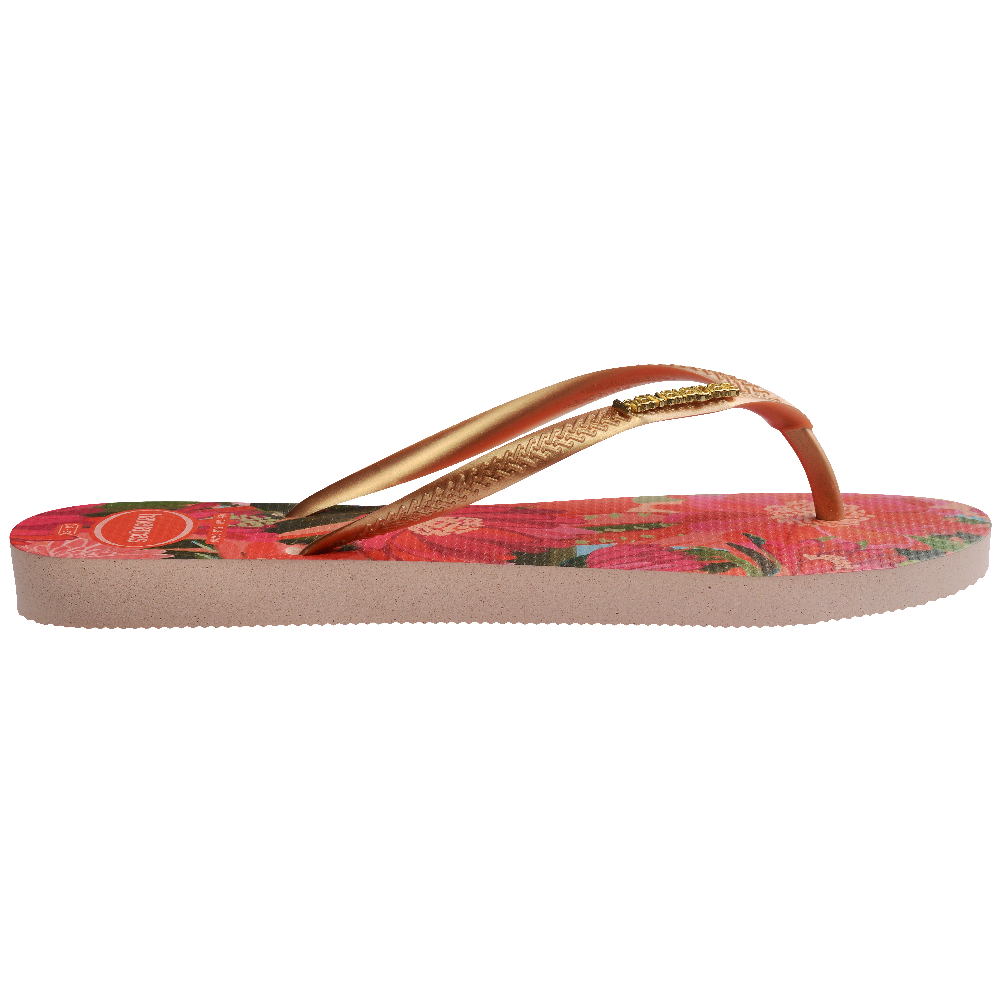 Slim Tropical Flip Flops
