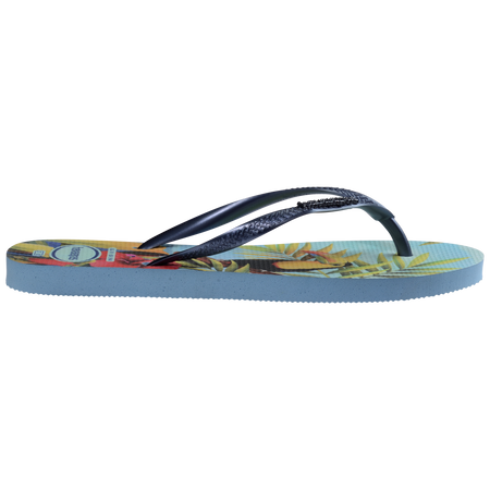 Slim Tropical Flip Flops