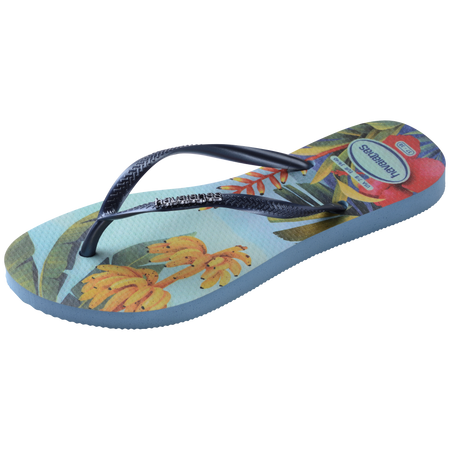 Slim Tropical Flip Flops