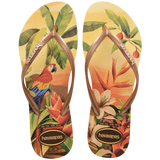 Slim Tropical Flip Flops