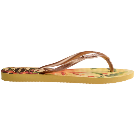 Slim Tropical Flip Flops