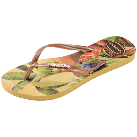Slim Tropical Flip Flops