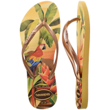 Slim Tropical Flip Flops