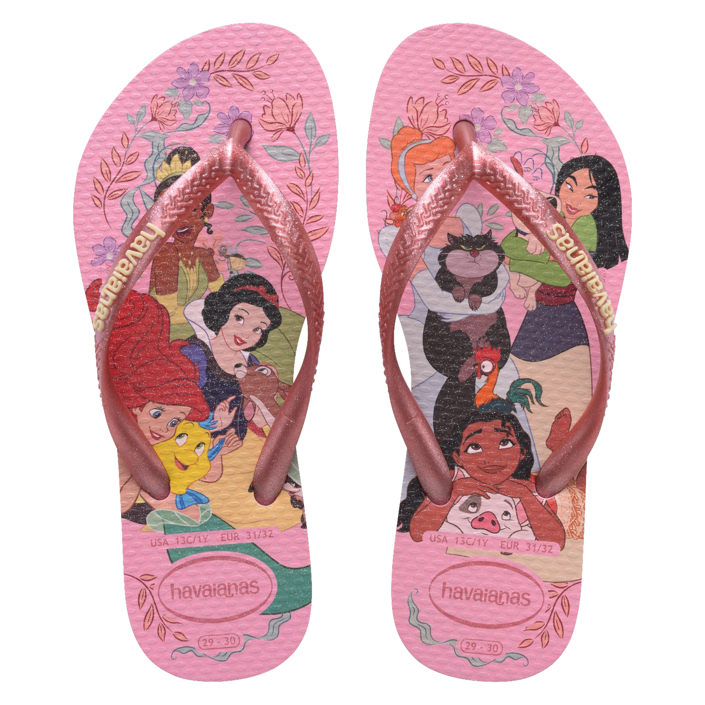 Kids Slim Princess Flip Flops