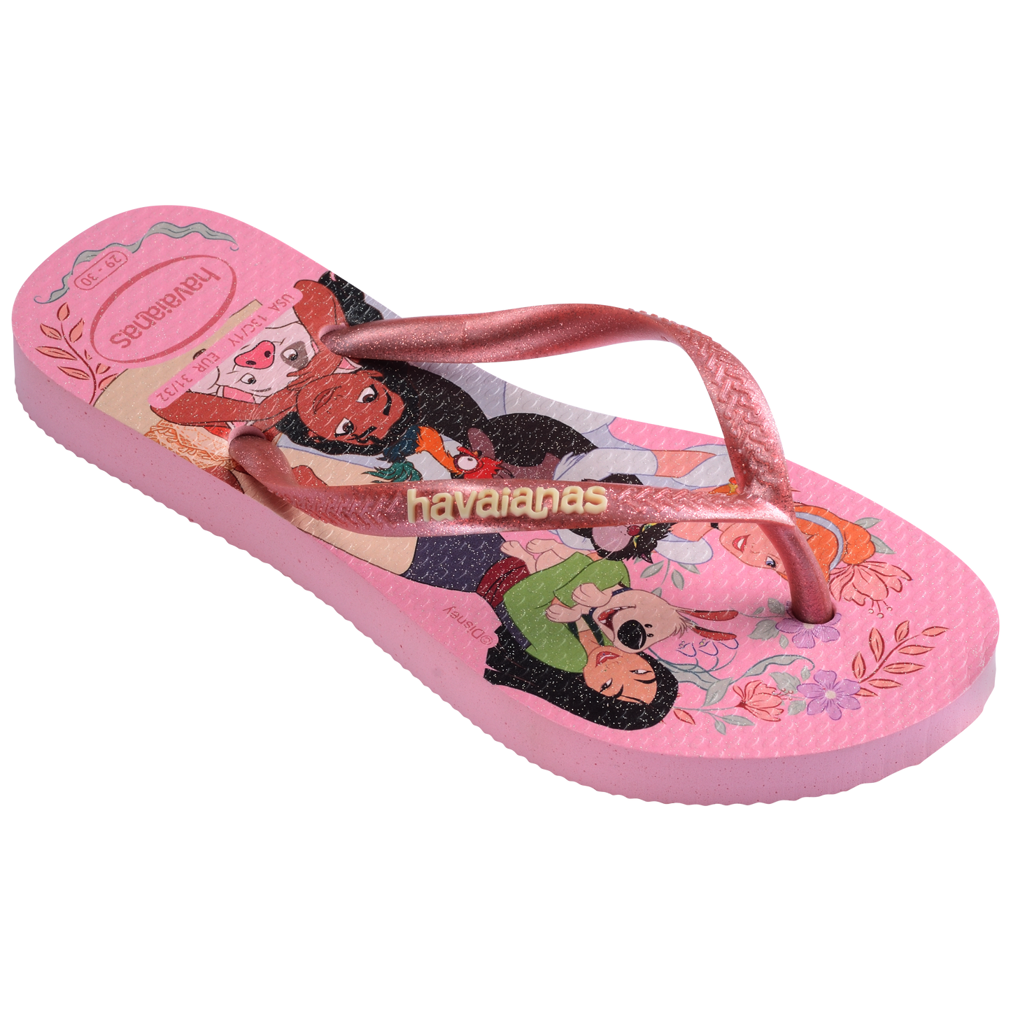 Kids Slim Princess Flip Flops