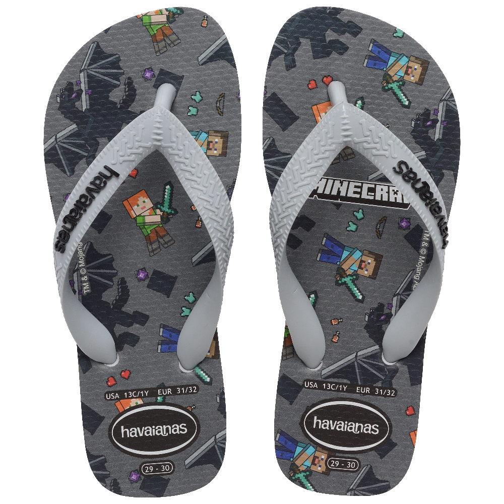 Kids Minecraft Flip Flops