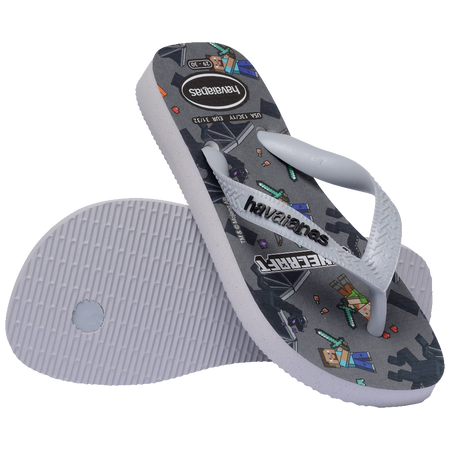 Kids Minecraft Flip Flops