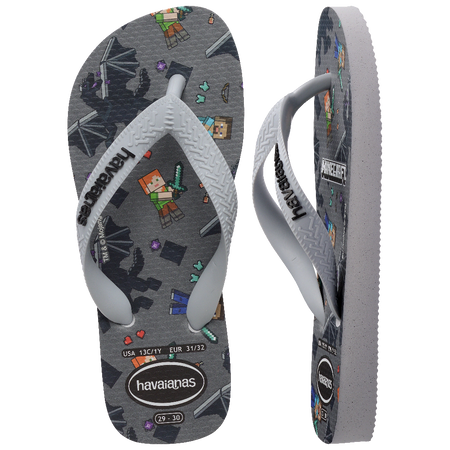 Kids Minecraft Flip Flops