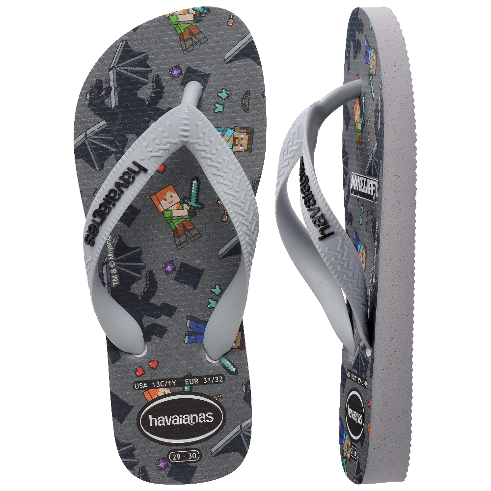 Kids Minecraft Flip Flops