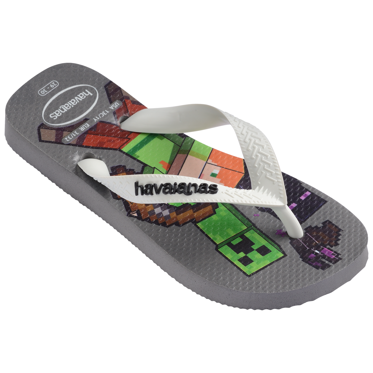 Kids Minecraft Flip Flops