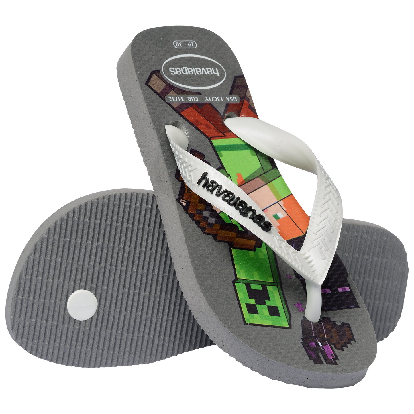Kids Minecraft Flip Flops