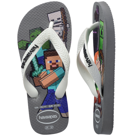 Kids Minecraft Flip Flops
