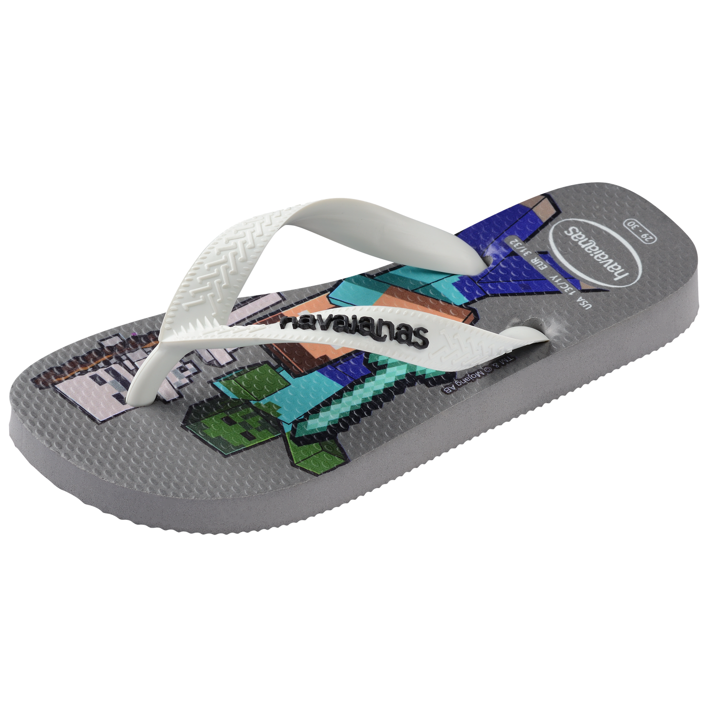 Kids Minecraft Flip Flops
