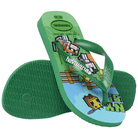 Kids Minecraft Flip Flops