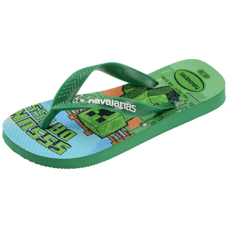 Kids Minecraft Flip Flops