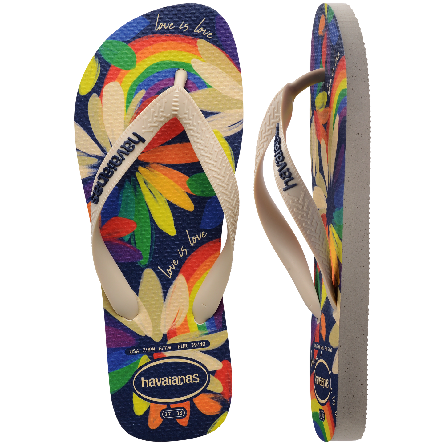 Top Pride Flip Flops