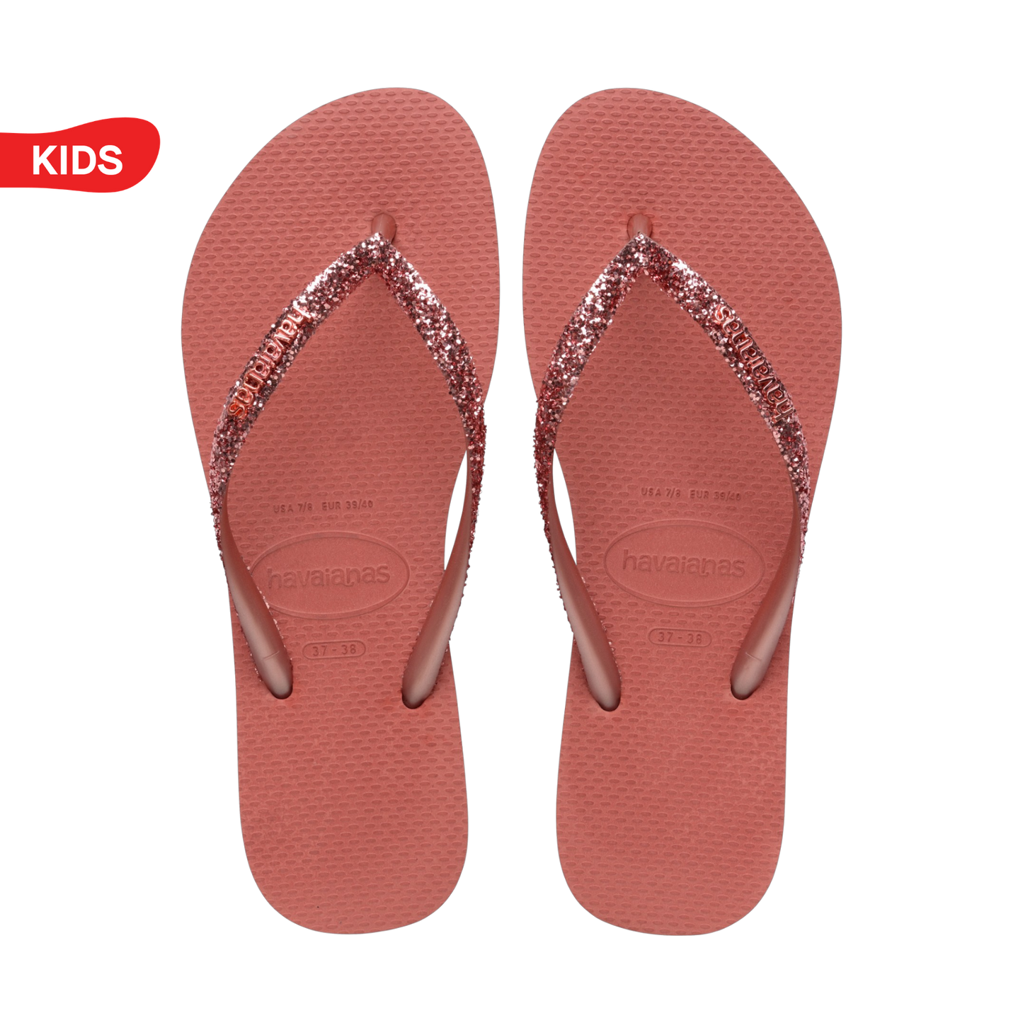Kids Slim Glitter II Flip Flops