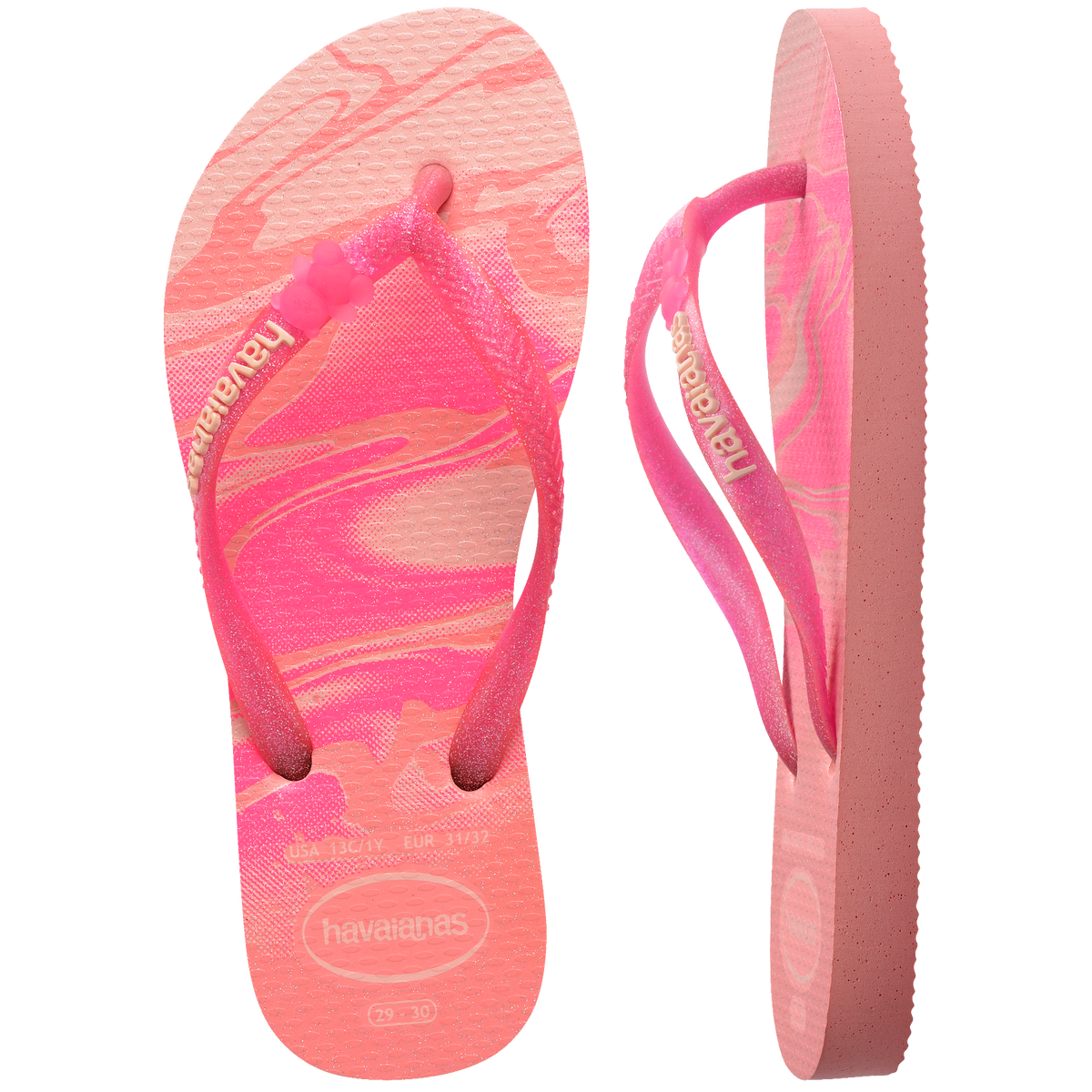 Kids Slim Glitter II Flip Flops