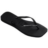 Slim Square Logo Metallic Flip Flop