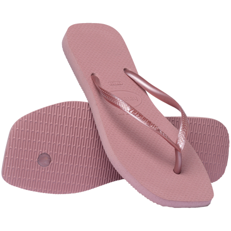 Slim Square Flip Flops