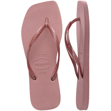 Slim Square Flip Flops