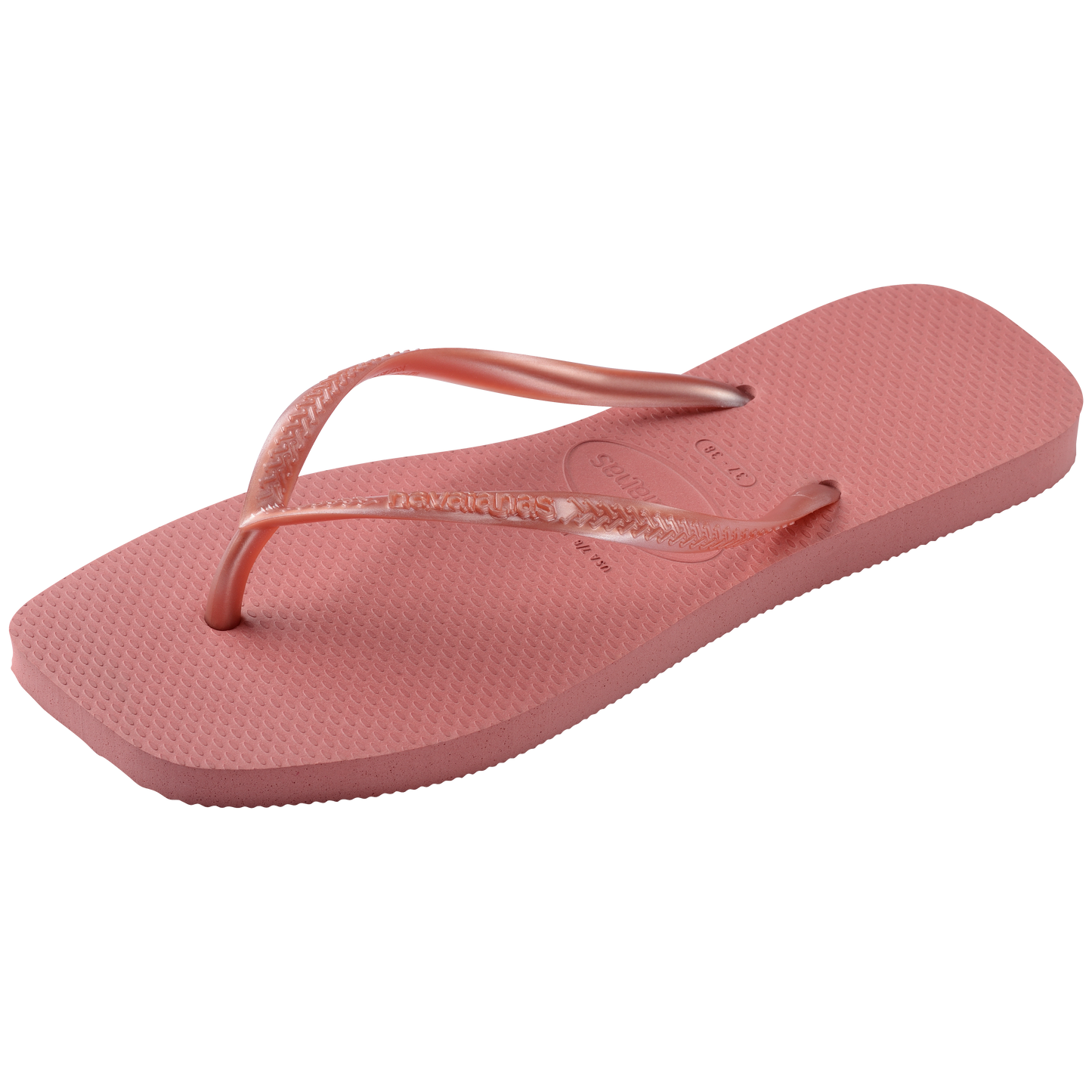 Slim Square Flip Flops