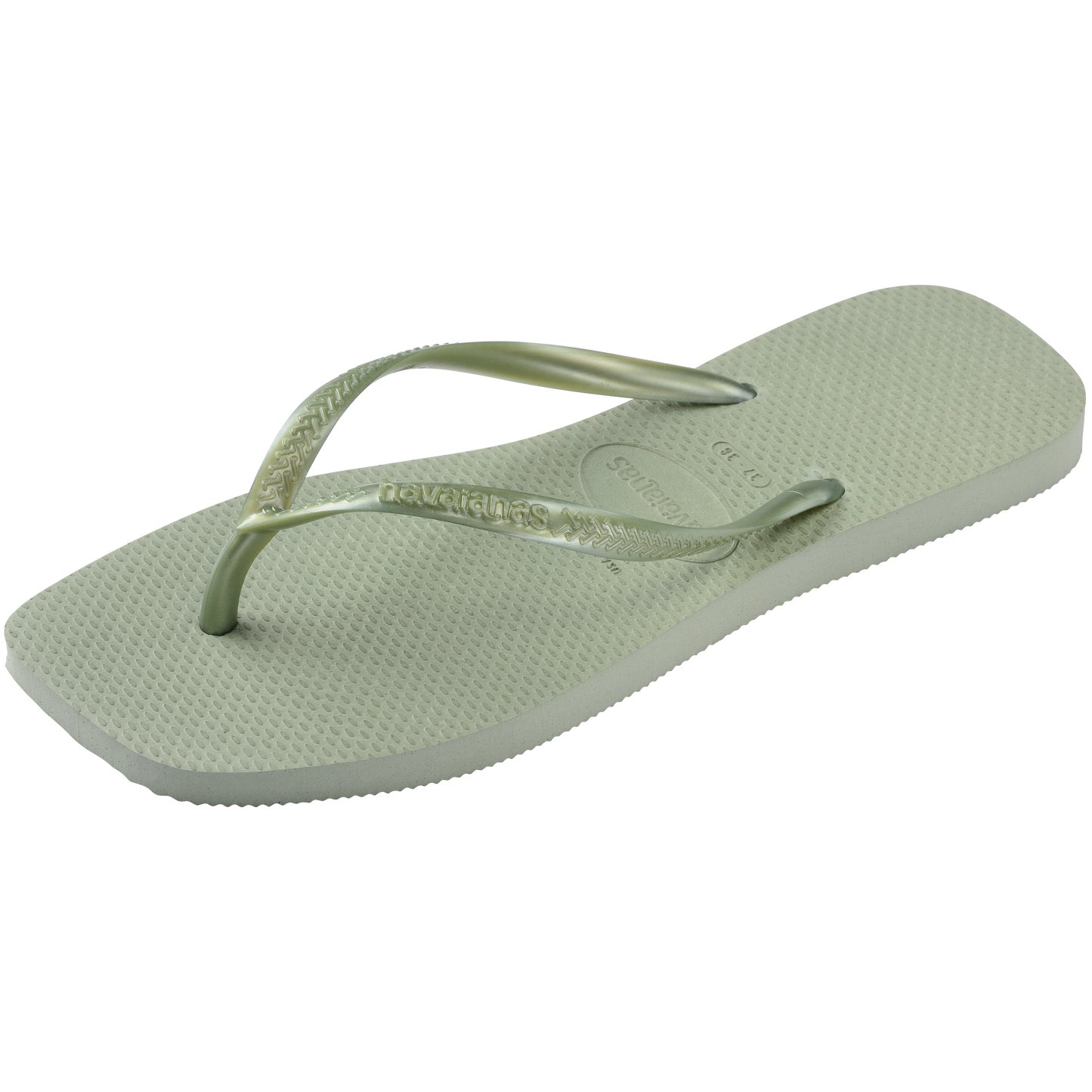 Slim Square Flip Flops