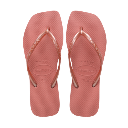 Slim Square Flip Flops