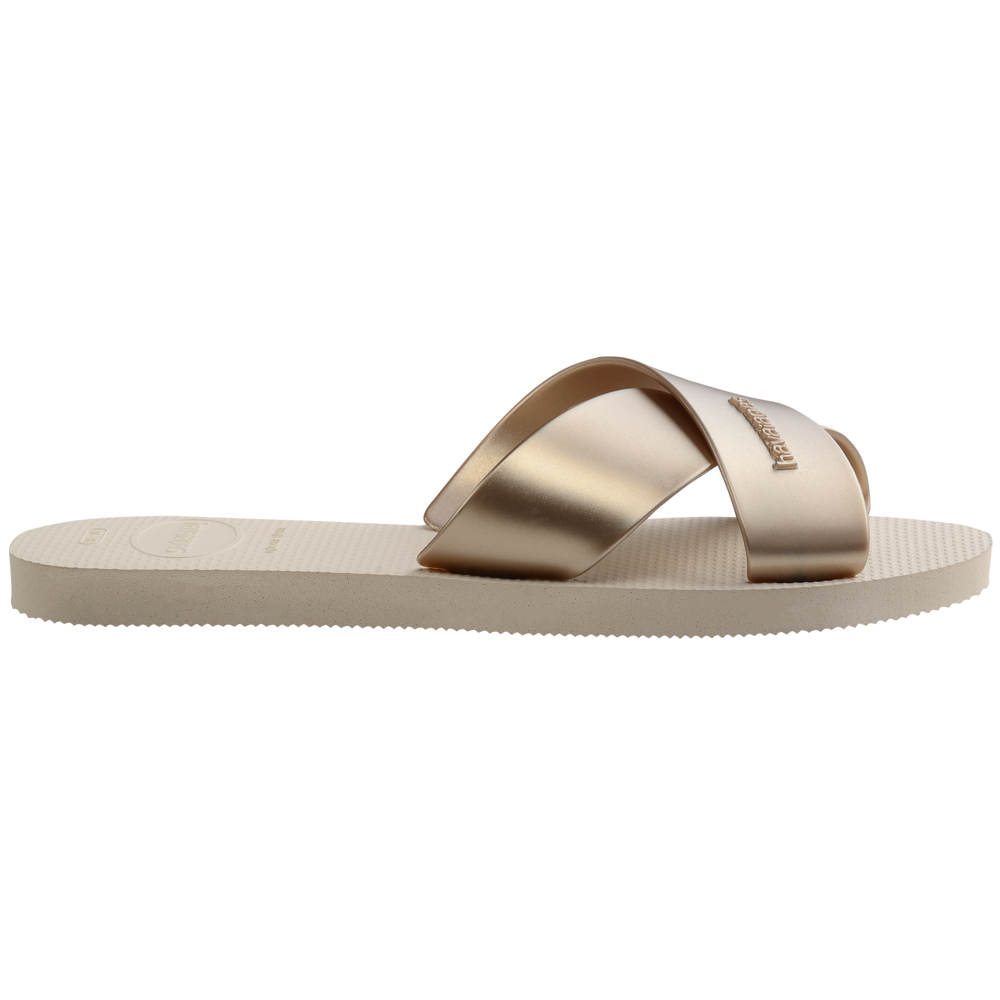 Aqua Metallic Sandals
