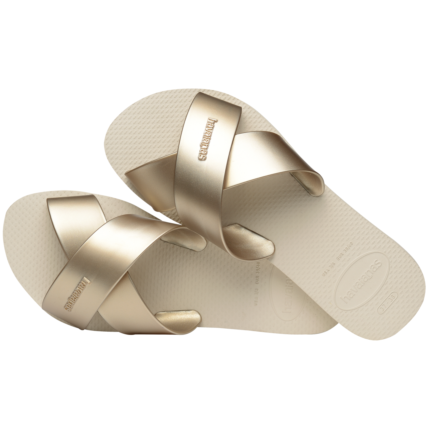 Aqua Metallic Sandals