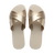 Aqua Metallic Sandals