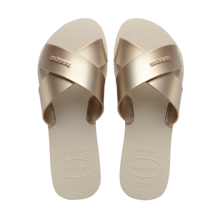 Aqua Metallic Sandals