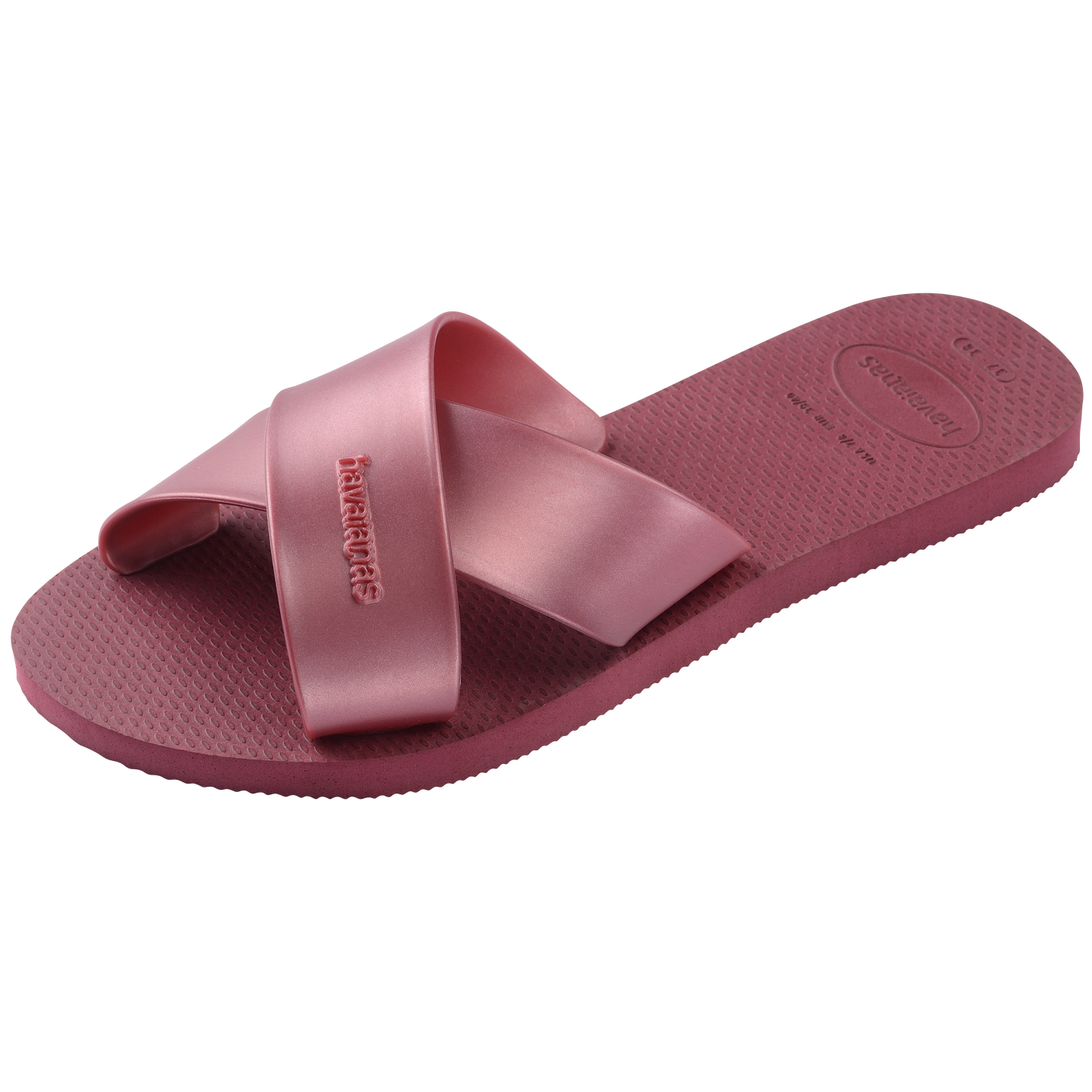Aqua Metallic Sandals