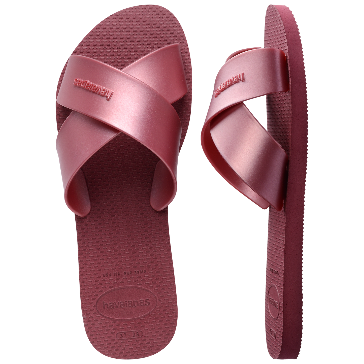 Aqua Metallic Sandals