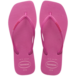 Slim Square Logo Pop Up Flip Flops