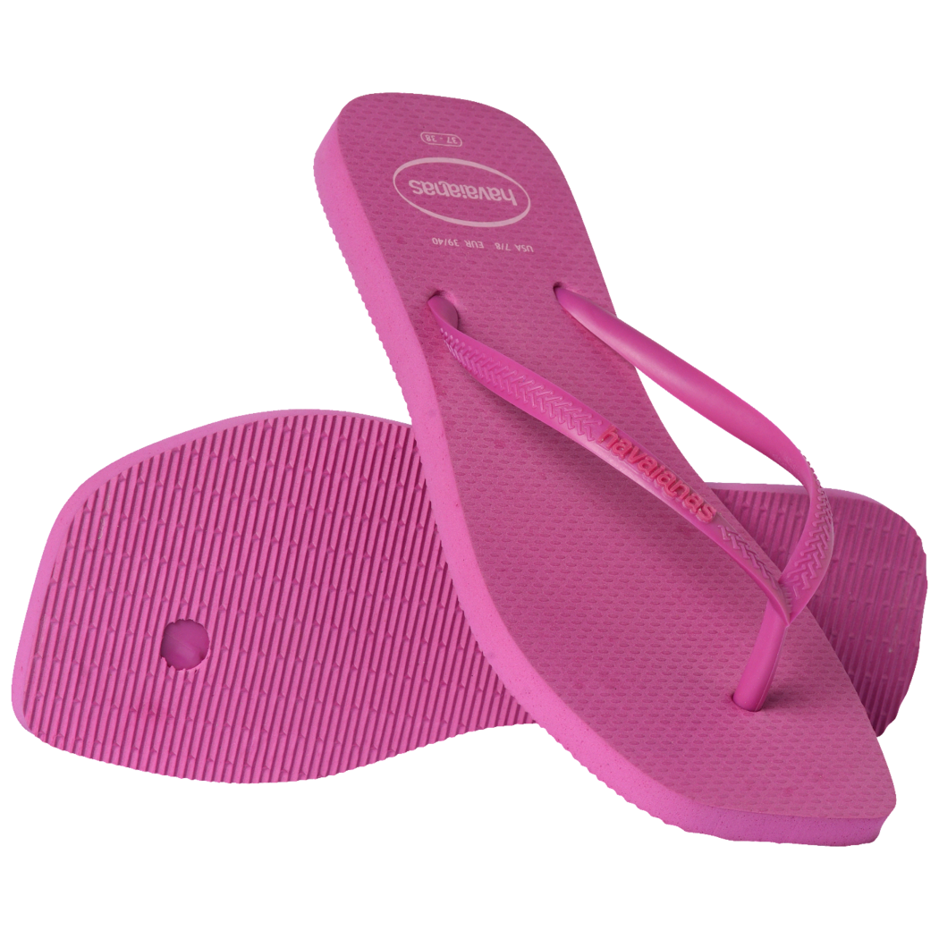 Slim Square Logo Pop Up Flip Flops