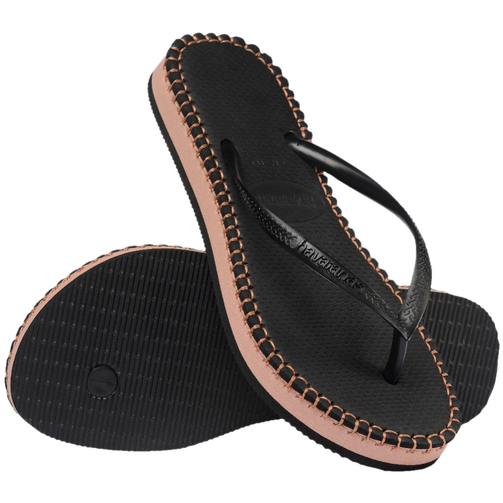 Slim Flatform Loop Flip Flops