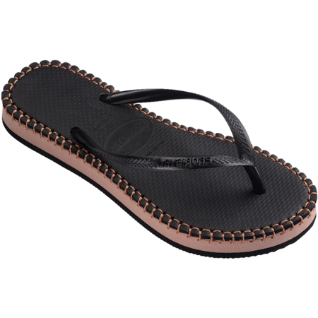 Slim Flatform Loop Flip Flops