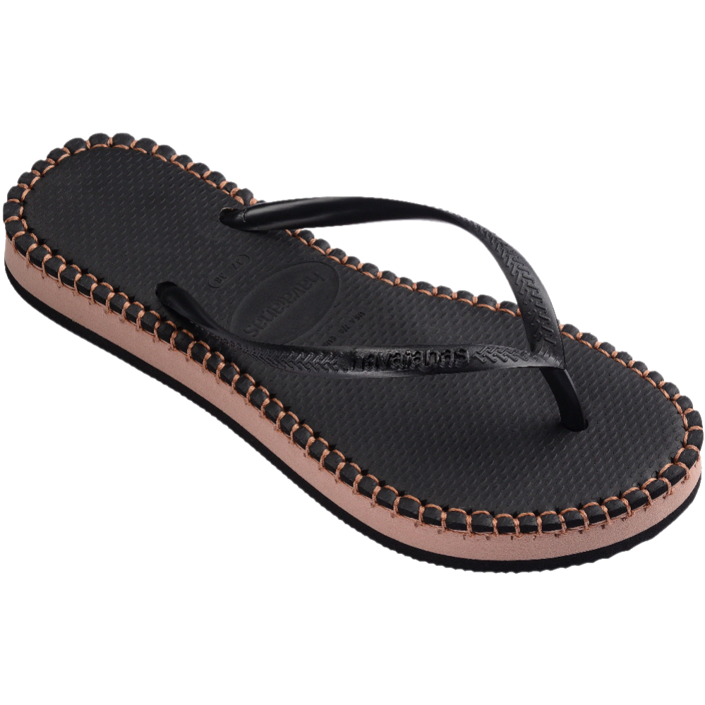 Slim Flatform Loop Flip Flops