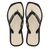 Top Square Fusion Flip Flops